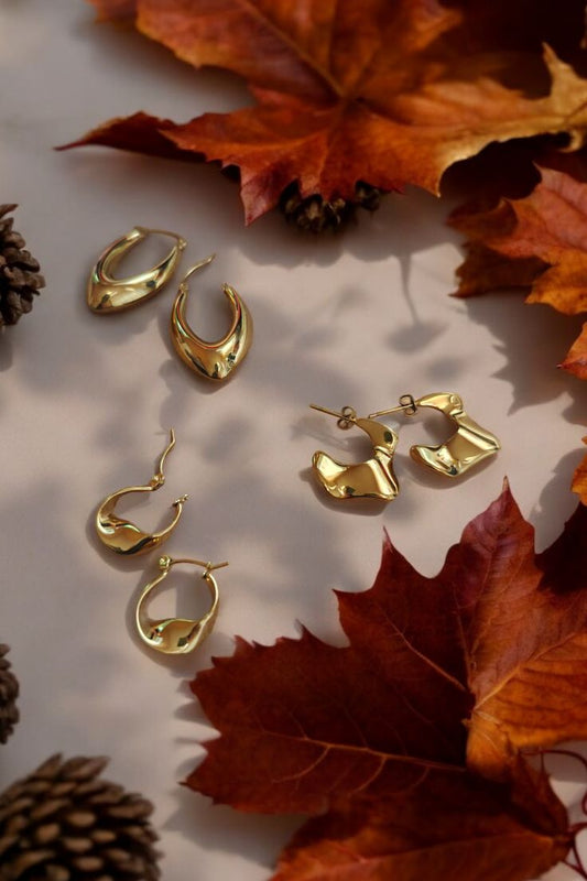 Golden earrings