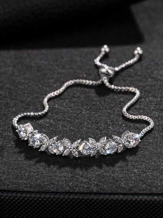 Silver Butterfly Brecelette